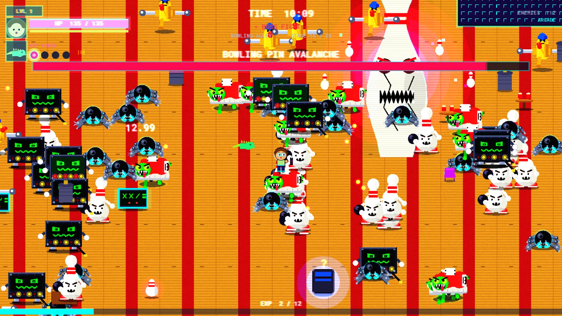 Bowling Pin Avalanche boss
