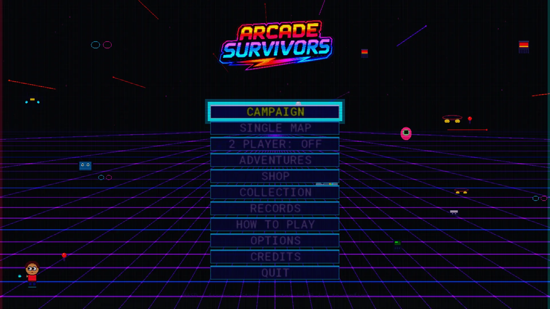 Main menu — campaign & modes