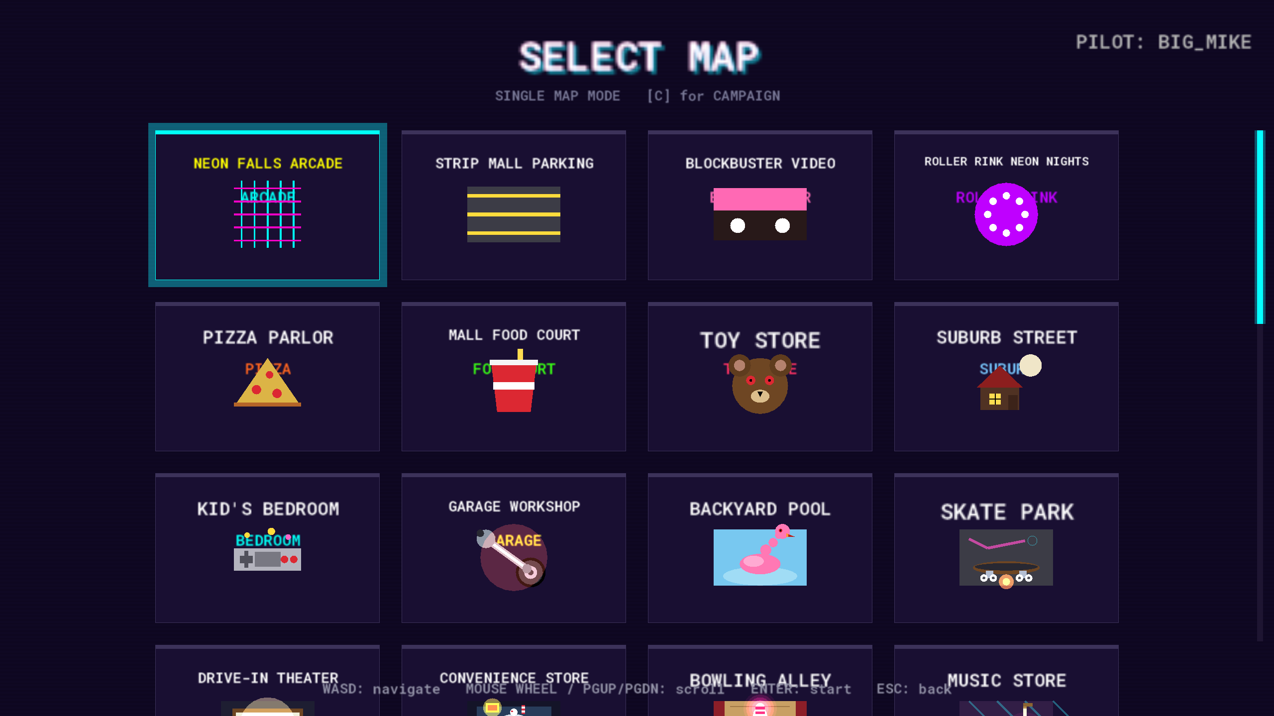 Level up — choose your upgrades